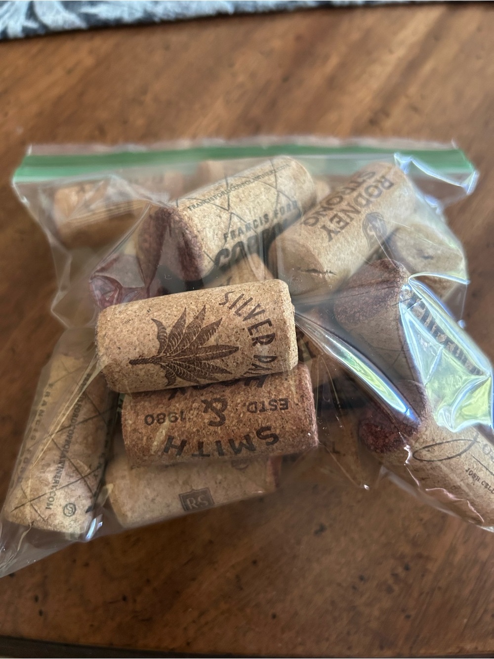 Pack of Decorative Wine Corks - Natural Brown